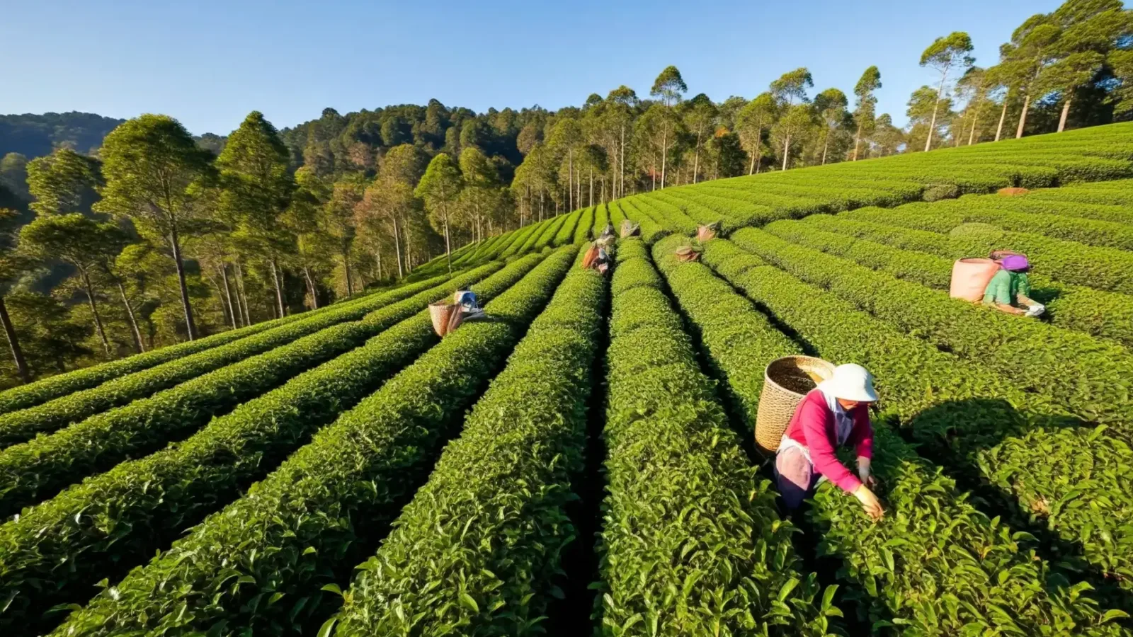 Assam tea gardens, where Ganesh Tea’s leaf is sourced